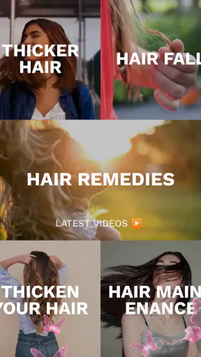 Hair care routine screenshot