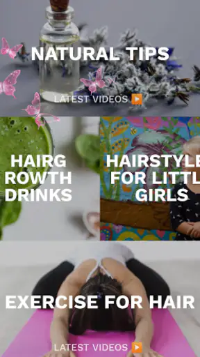 Hair care routine screenshot