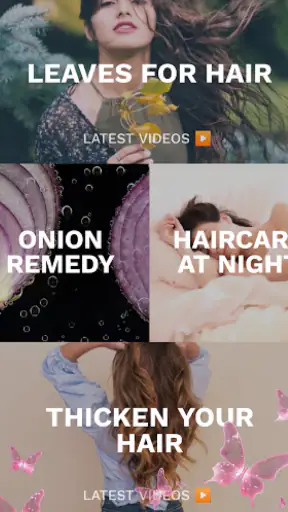Hair care routine screenshot