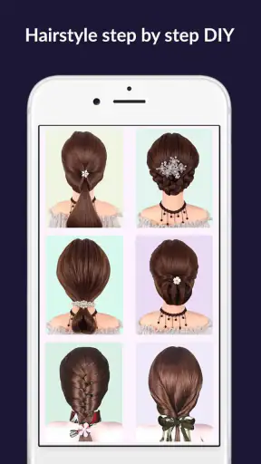 Hairstyles step by step easy,  screenshot