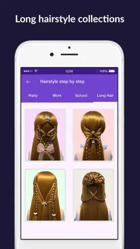 Hairstyles step by step easy,  screenshot