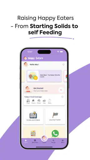 Happy Eaters: Weaning Recipes screenshot