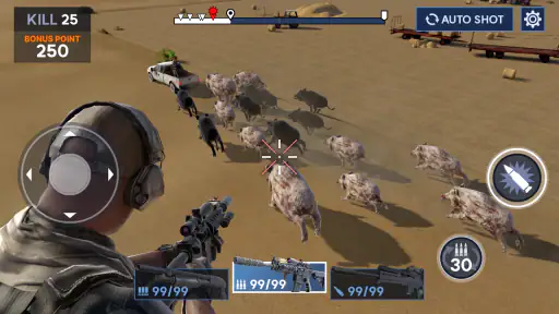 Heli Hog Hunt - Sniper Game screenshot