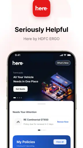 Here by HDFC ERGO screenshot