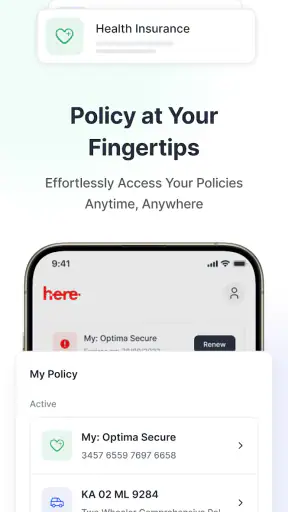 Here by HDFC ERGO screenshot