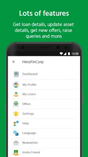 Hero FinCorp - Customer App screenshot