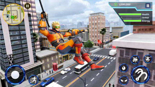 Hero Flying City Simulator screenshot