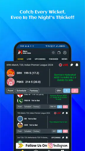 Hero Live Line - Cricket Score screenshot
