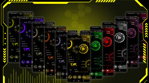 Hi-tech Circuit Launcher screenshot