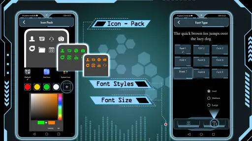 Hi-tech Circuit Launcher screenshot