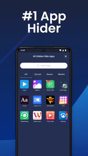 Hide Apps: हिडन स्पेस screenshot