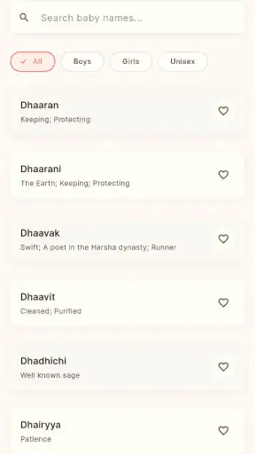 Hindu Baby Names With Meanings screenshot