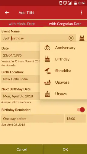Hindu Calendar - Drik Panchang screenshot