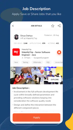 hirist.tech: IT Job Search App screenshot