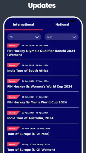 Hockey India screenshot