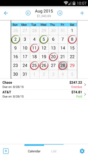 Home Budget with Sync screenshot