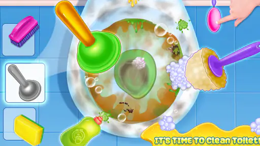 Home cleaning game for girls screenshot
