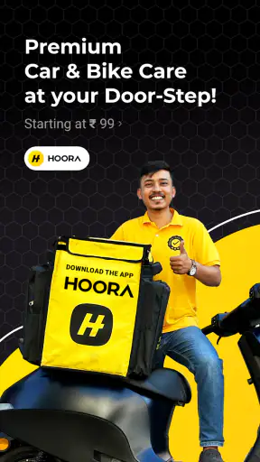 Hoora - Car Wash & Bike Care screenshot