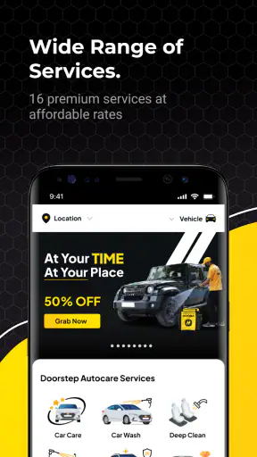 Hoora - Car Wash & Bike Care screenshot