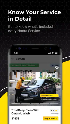 Hoora - Car Wash & Bike Care screenshot