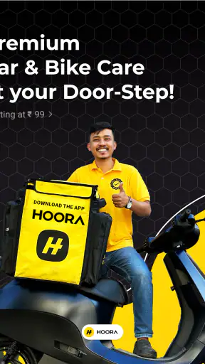 Hoora - Car Wash & Bike Care screenshot