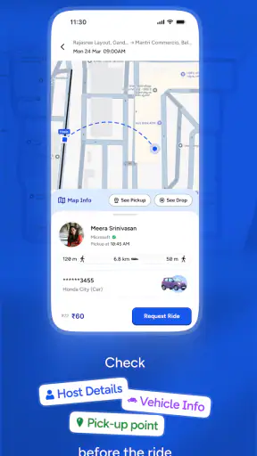 Hopr: Carpool, Ride Share App screenshot