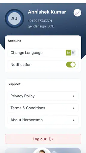 Horocosmo screenshot