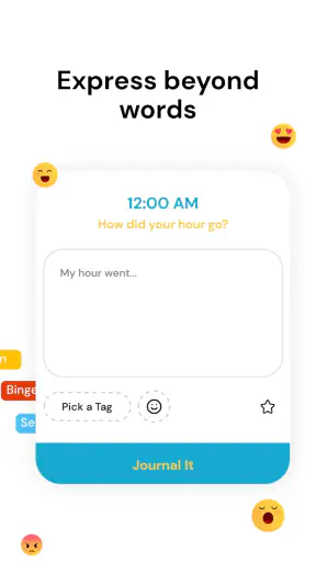 Hourly Journal - Time tracker screenshot
