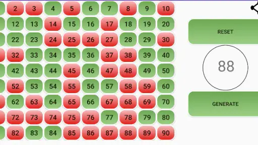 HousieTambola Number Generator screenshot