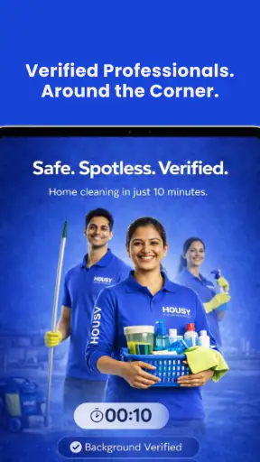 Housy: House Help in 10 Mins screenshot