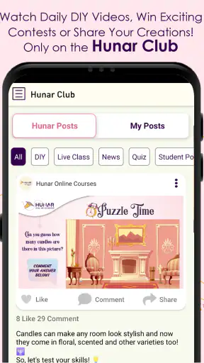 Hunar Online Courses for Women screenshot
