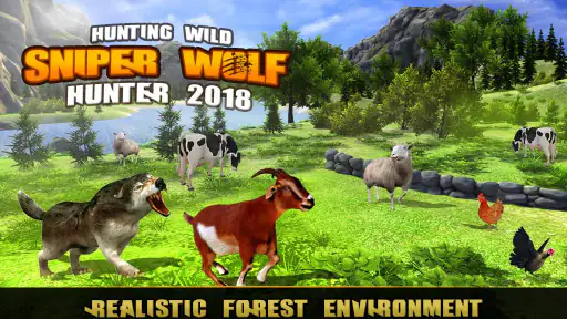 Hunting Wild Wolf Sniper 3D screenshot