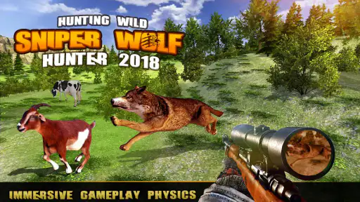 Hunting Wild Wolf Sniper 3D screenshot