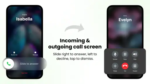 iCall Screen: Phone Dialer screenshot