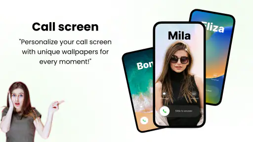 iCall Screen: Phone Dialer screenshot