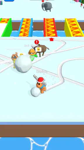Ice Runner Battle: Snow Race screenshot