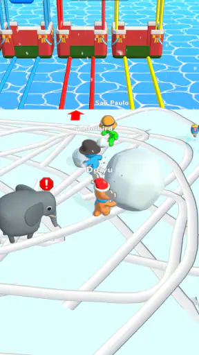 Ice Runner Battle: Snow Race screenshot