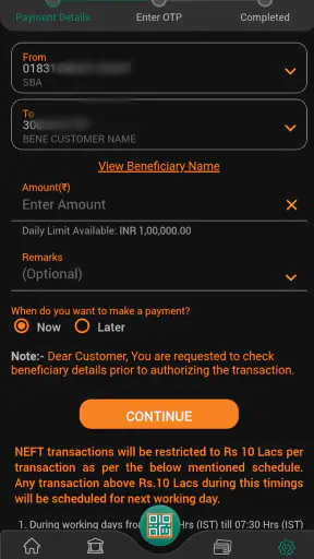 IDBI Bank GO Mobile+ screenshot