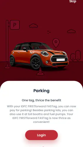 IDFC FIRST Bank FASTag screenshot