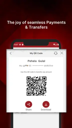 IDFC FIRST Bank: MobileBanking screenshot