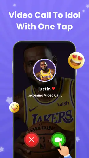 Idol Prank Video, Call & Chat screenshot