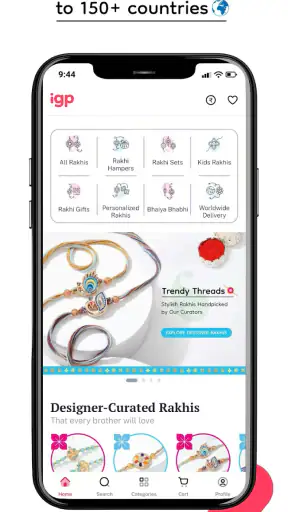 IGP: Flowers, Cakes, Gifts App screenshot