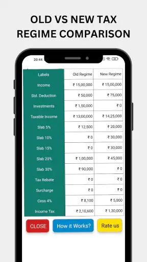 Income Tax कैलकुलेटर 2025 2026 screenshot
