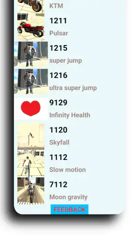 india bike driving 3d codes screenshot