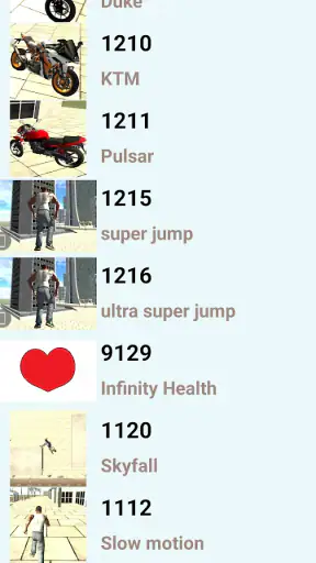 india bike driving 3d codes screenshot