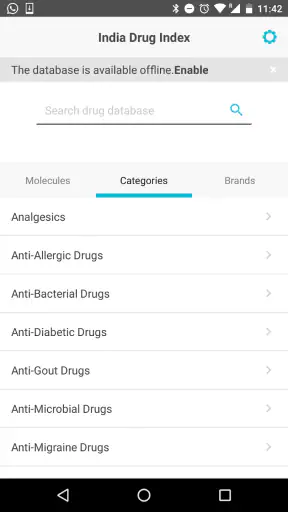 India Drug Index screenshot