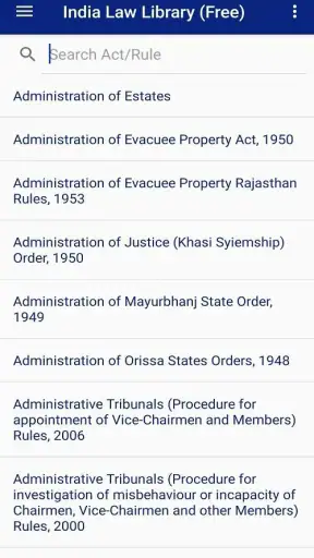 India law Library (Law App) screenshot