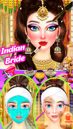 Indian Bride Dress Up Girl screenshot