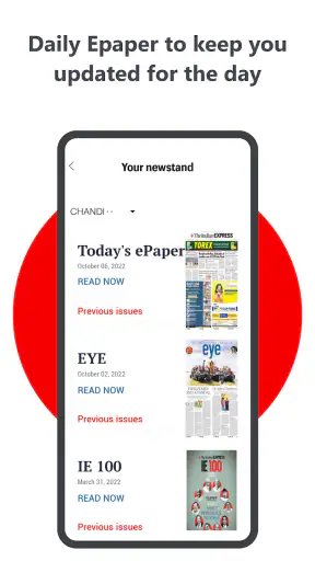 Indian Express: News & Epapers screenshot