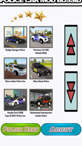 Indian Police Car Mod Bussid screenshot